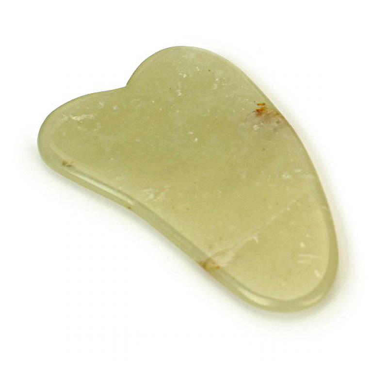 Gua Sha Jade Heart