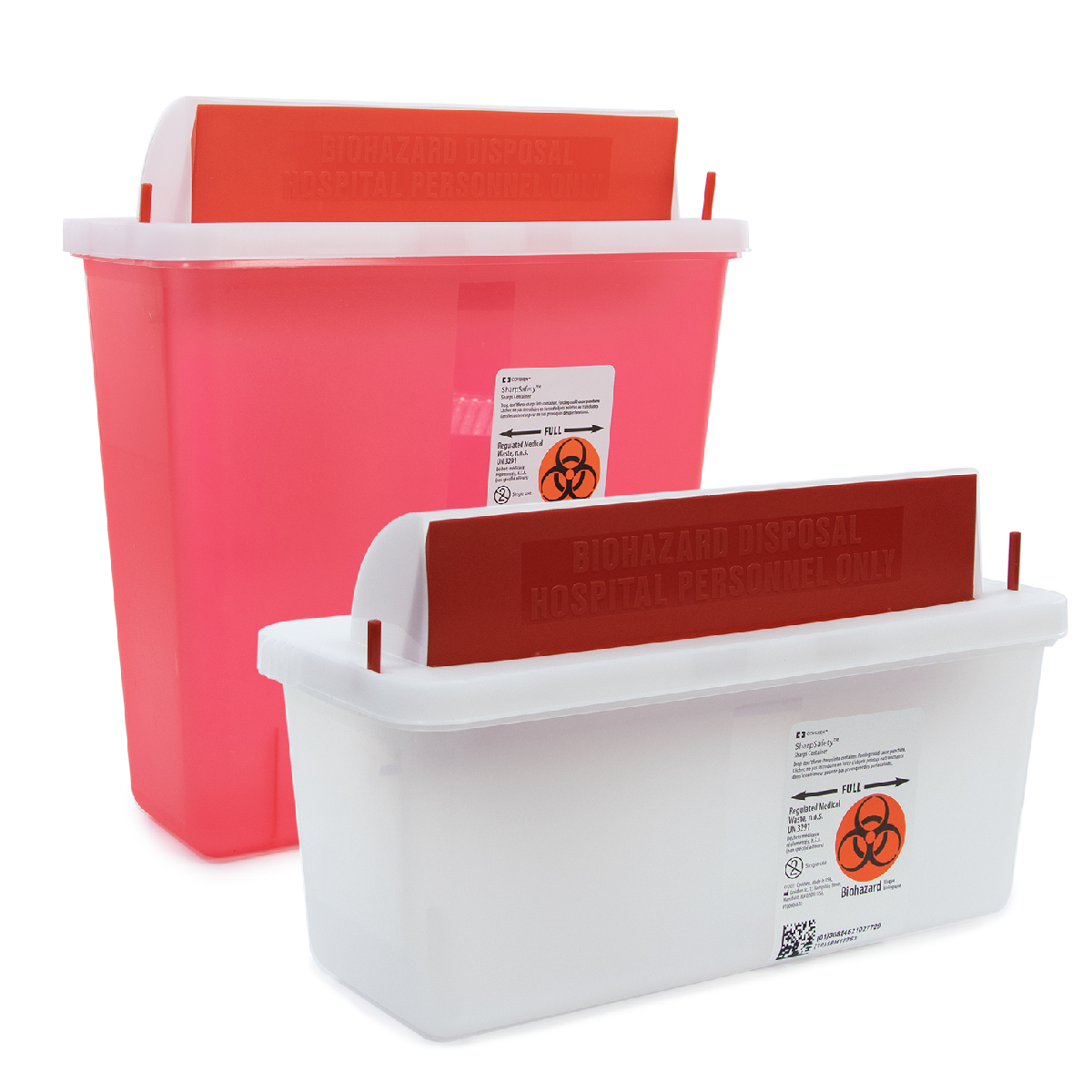 Wall Mount Biohazard Tub Sharps