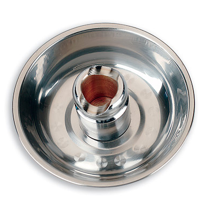 Tip-Safe Moxa Extinguisher w/Dish, 4" diameter dish