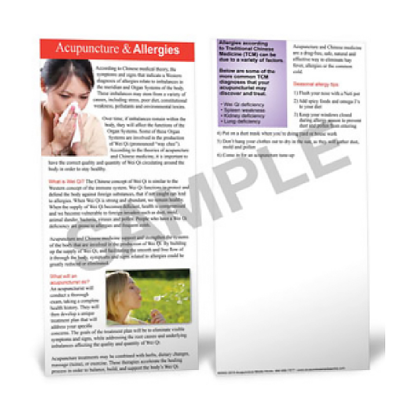 Allergies - Patient Education Cards