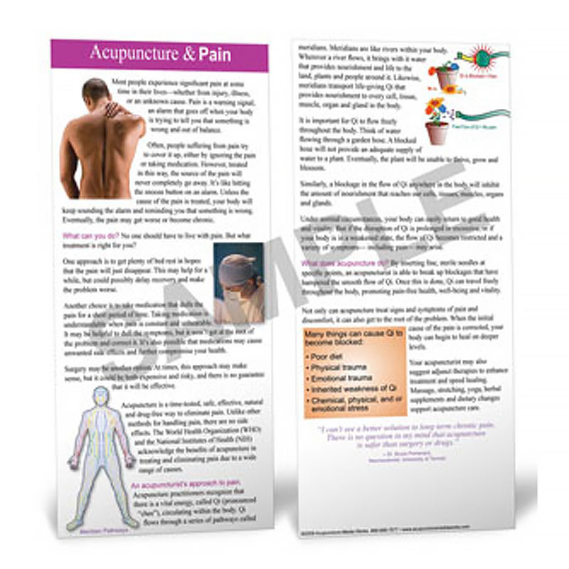 Pain - Patient Education Cards