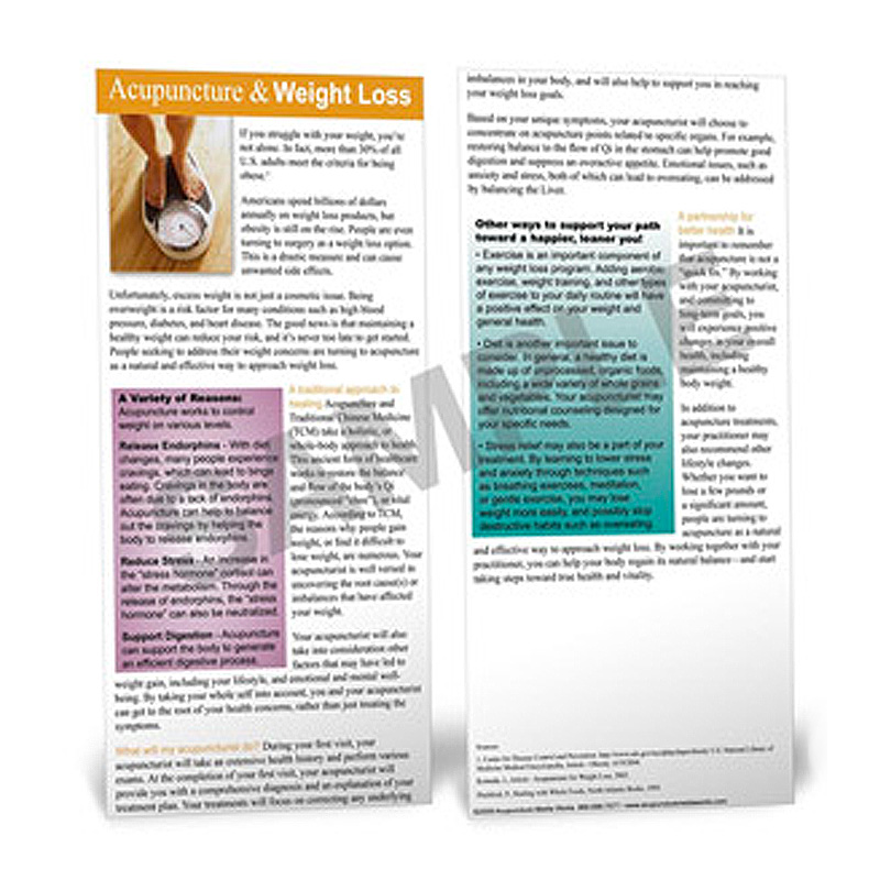 Weight Loss Educational Card