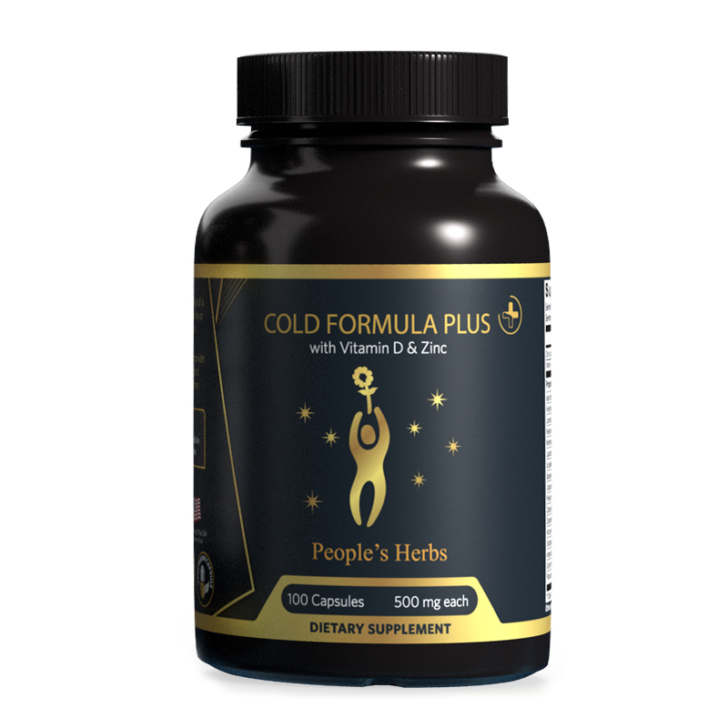 Cold Formula Plus with Vitamin D & Zinc, 100 Caps