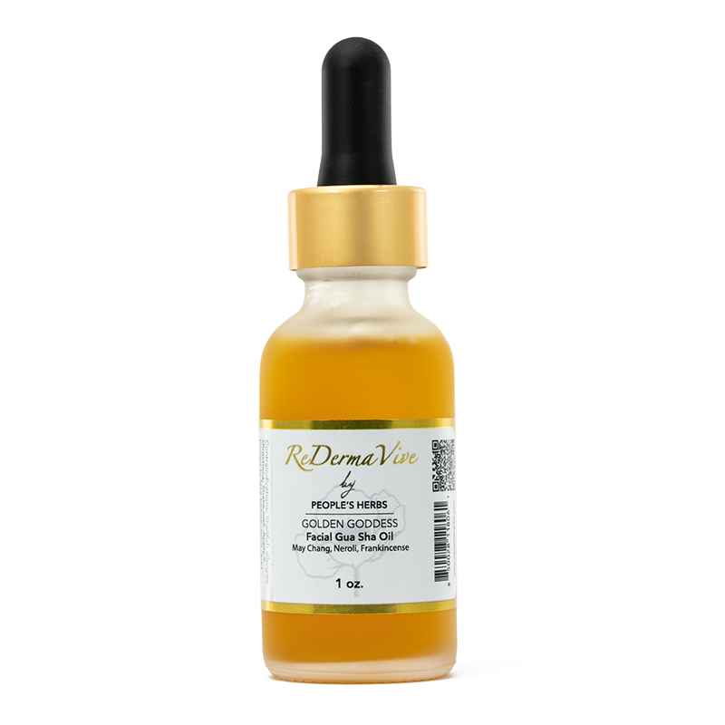 ReDermaVive: Golden Goddess Facial Gua Sha Oil