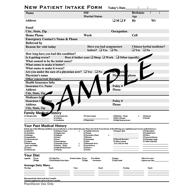 Patient Intake Form